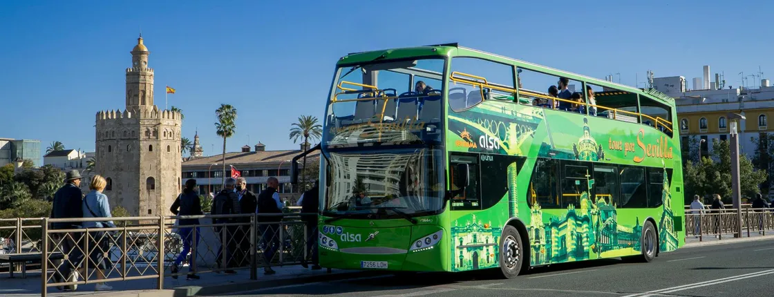 Ticket for the hop-on hop-off bus tour of Seville