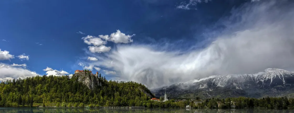 Lake Bled and Triglav National Park from Ljubljana