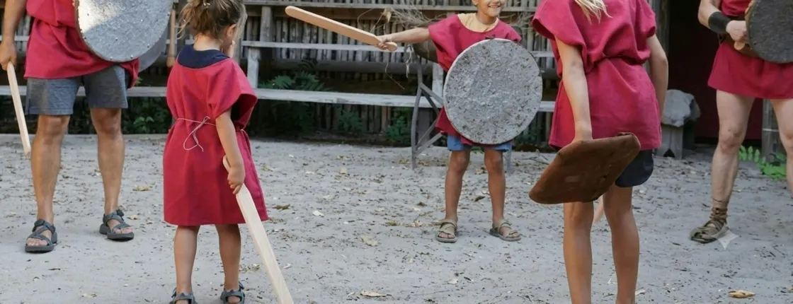 Museum visit and gladiator training at the Rome Gladiator School