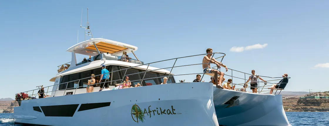 Catamaran morning cruise along Gran Canaria's South West coastline