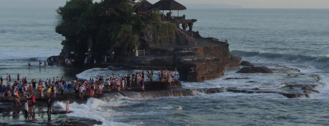 Sunset at Tanah Lot Temple and Spa Tour