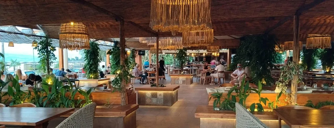 Seaside Greek dining with live entertainment – ticket only