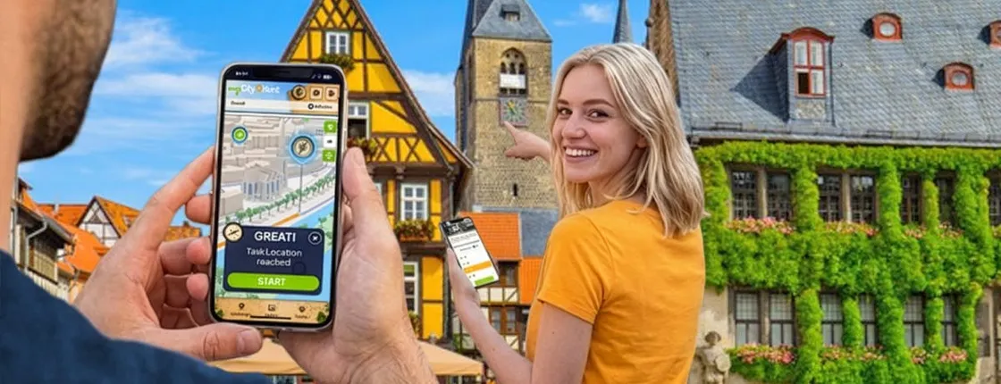 Self-guided digital scavenger hunt in Quedlinburg