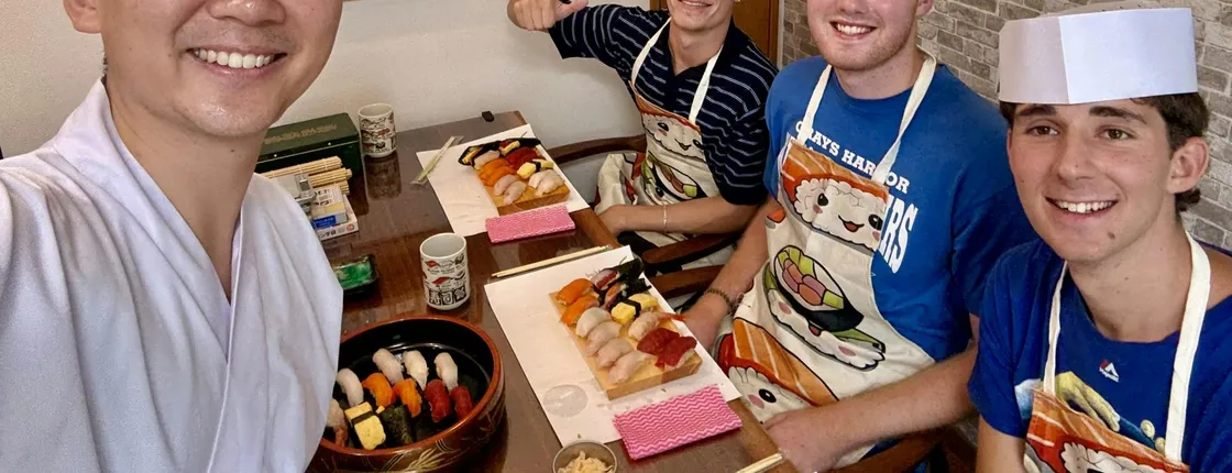 Tokyo small-group sushi experience with a sushi master