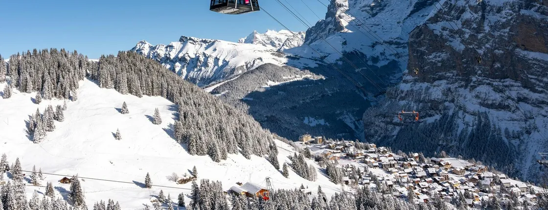 Schilthorn cable car ticket from Mürren or Stechelberg