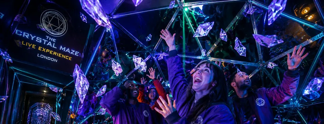 Crystal Maze Live Experience ticket with London audio guide and eSIM