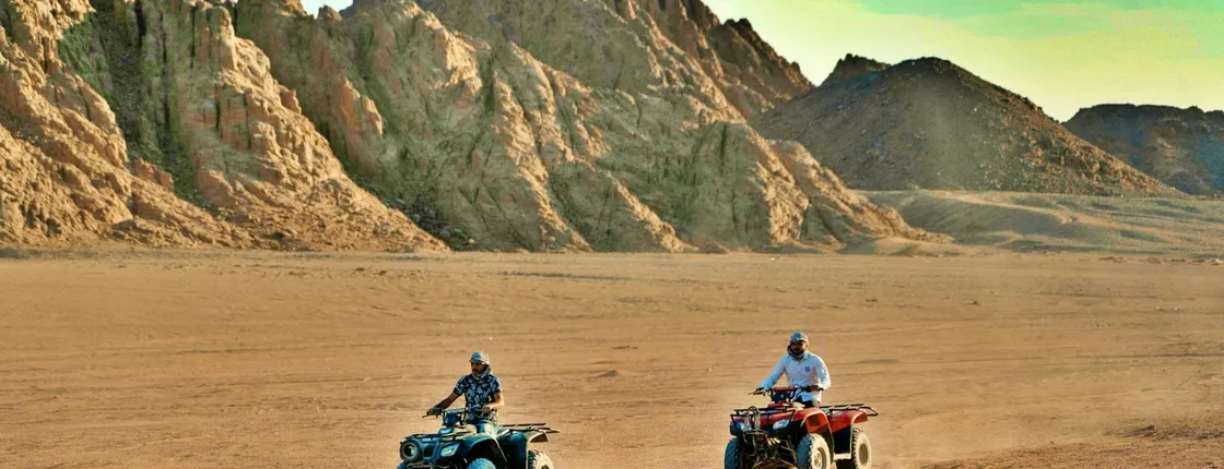 Evening quad bike adventure with Bedouin tea in Sharm El-Sheikh
