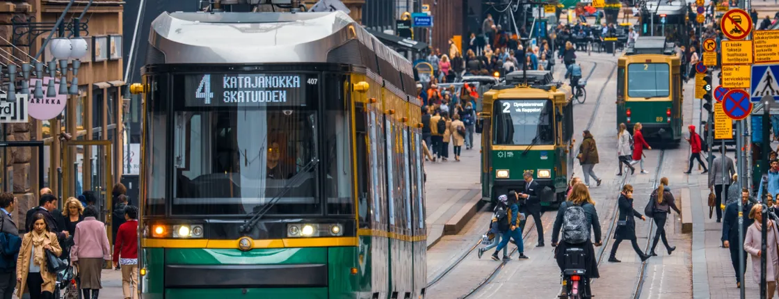 Tram tour of Helsinki