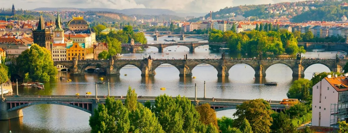 90-minute walking tour of Prague with a local