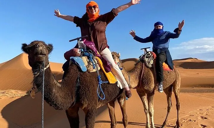 Ride the Camels for Sunset in Merzouga Dunes