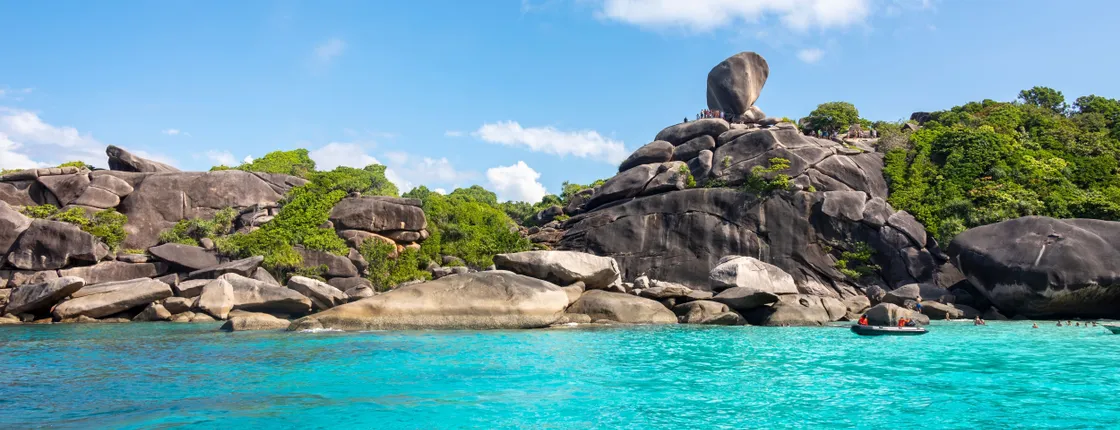 Full-day Similan Islands early bird tour by speed catamaran with optional transfers
