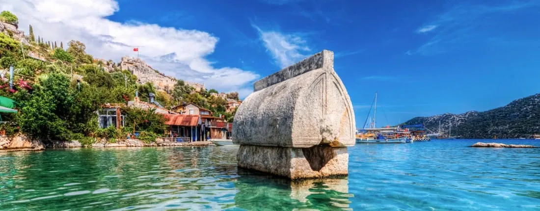 Day-tour to the Sunken City of Kekova, to Demre and to Myra from Alanya