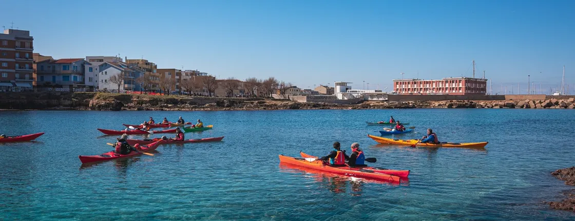 Guided Kayaking Excursion in Porto Torres