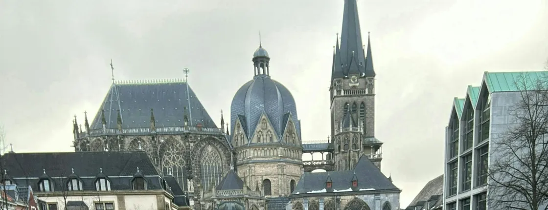 Legacy of Charlemagne in Aachen city exploration game