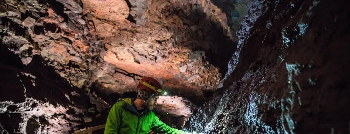 Reykjavik small-group tour to Silver Circle and Vidgelmir lava cave visit