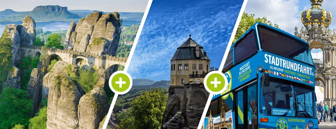 Day trip from Dresden to Saxon Switzerland National Park by bus