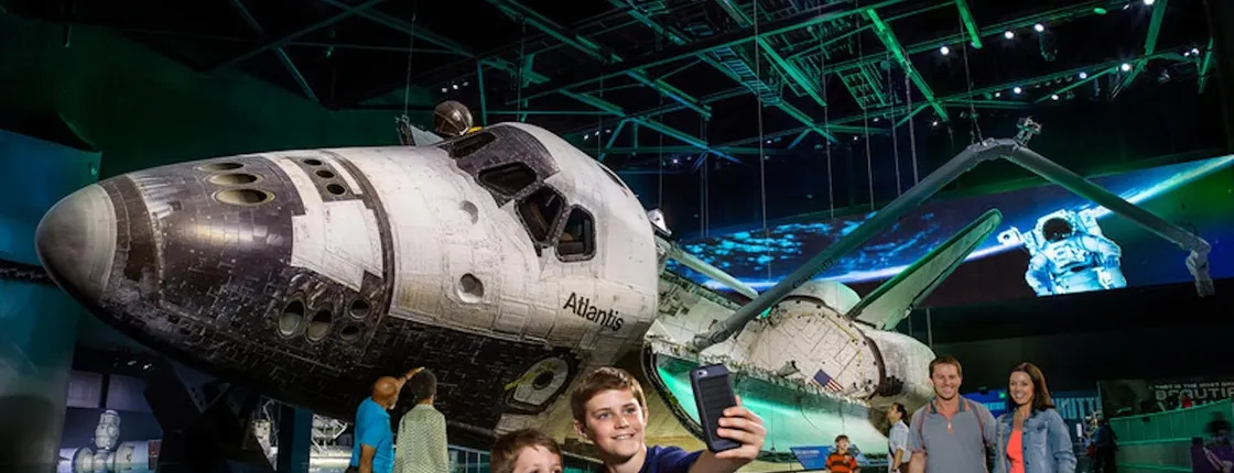 Kennedy Space Center Express with ICON wheel ride