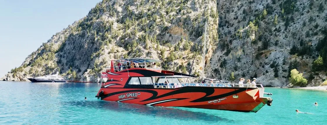 Cruise to Symi Island with a swim stop at St George's Bay