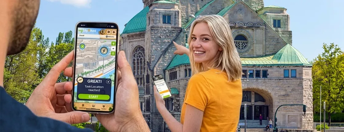 Self-guided digital scavenger hunt in Essen