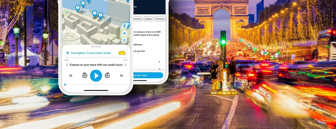Champs-Elysées self-guided walking tour with audio app