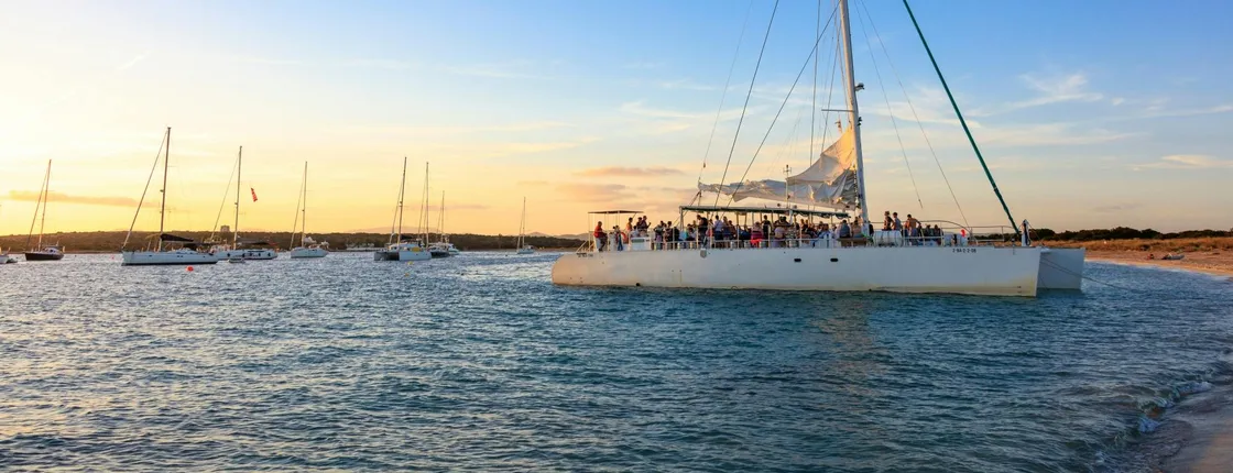 Adults-only Kos Evening Catamaran cruise with drinks, snacks and optional transfers