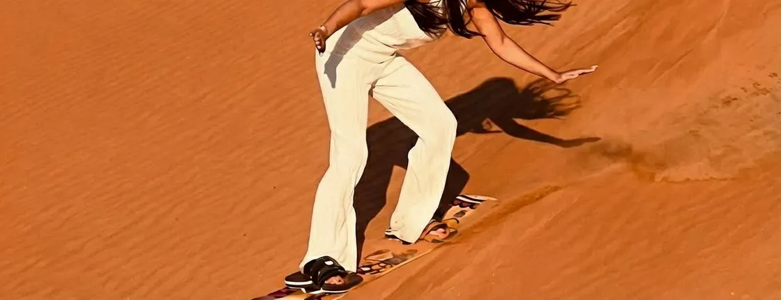 Sandboarding guided experience from Essaouira