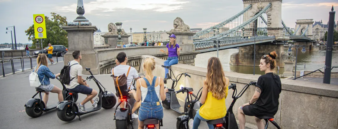 Guided E-Scooter Tour in Buda Castle in Budapest
