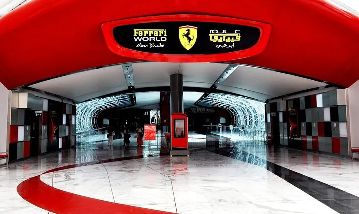 Ferrari World Tour with Private Transfer from Dubai