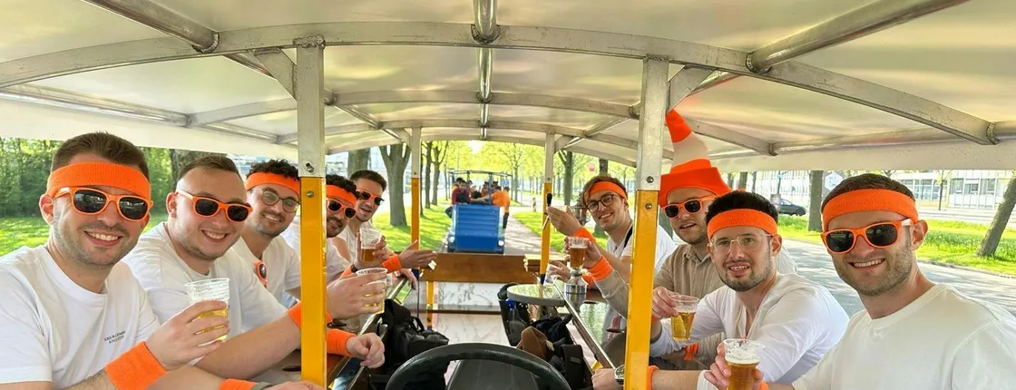 Private beer bike tour in Amsterdam