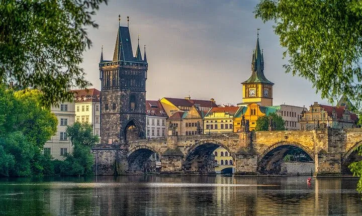 Self guided tour with interactive city game of Prague