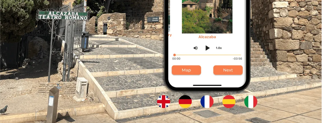 Alcazaba of Málaga skip-the-line ticket with audio guide