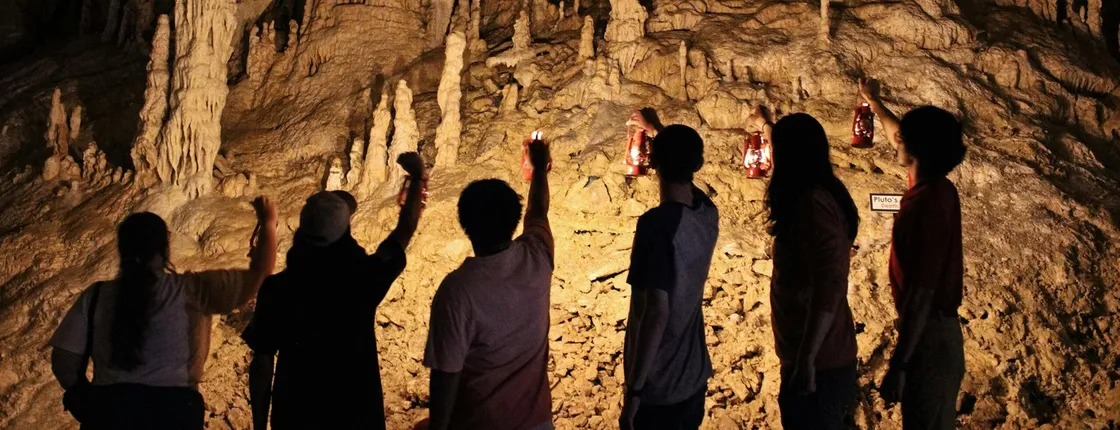 The Lantern Tour at Natural Bridge Caverns in Texas
