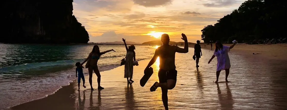 Krabi 4 islands sunset snorkelling tour with lunch in small groups
