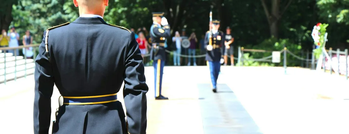 Arlington Cemetery with Changing of the Guards