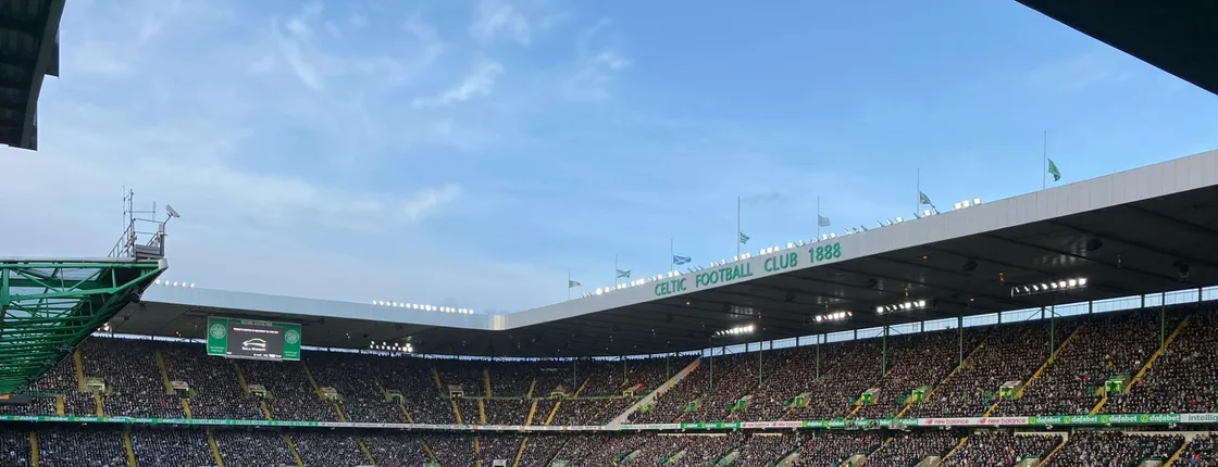 Celtic FC football game at Celtic Park