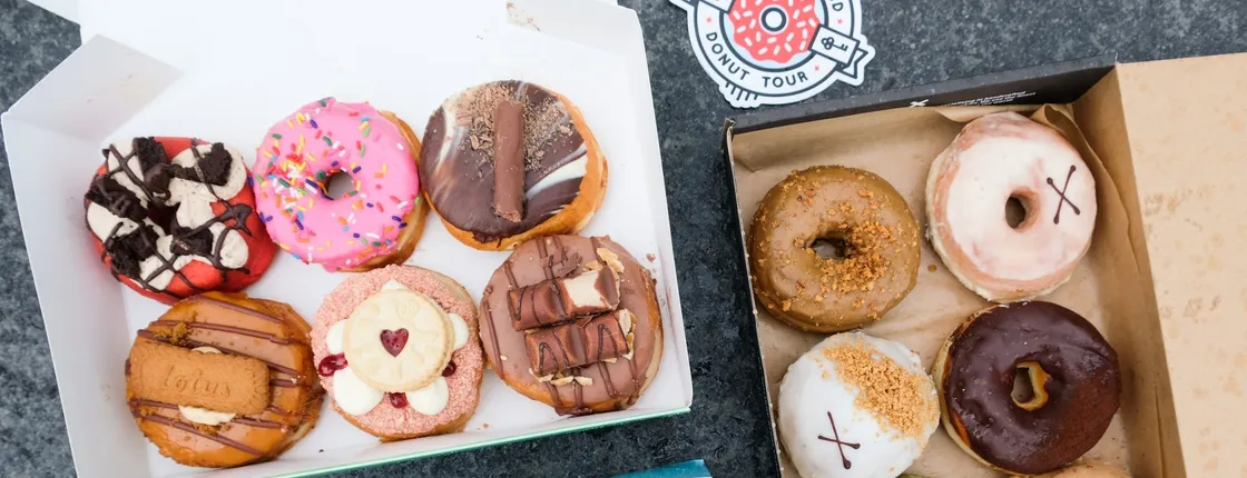 2-hour doughnut tour of London's downtown with Tower Bridge