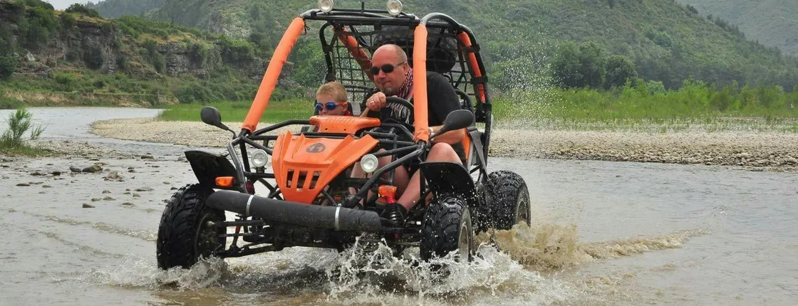 Buggy safari and rafting experience in Beşkonan Köprülü Canyon