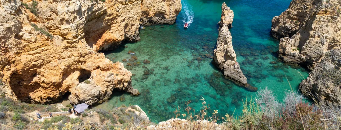 Full day guided tour of the western Algarve by private minibus