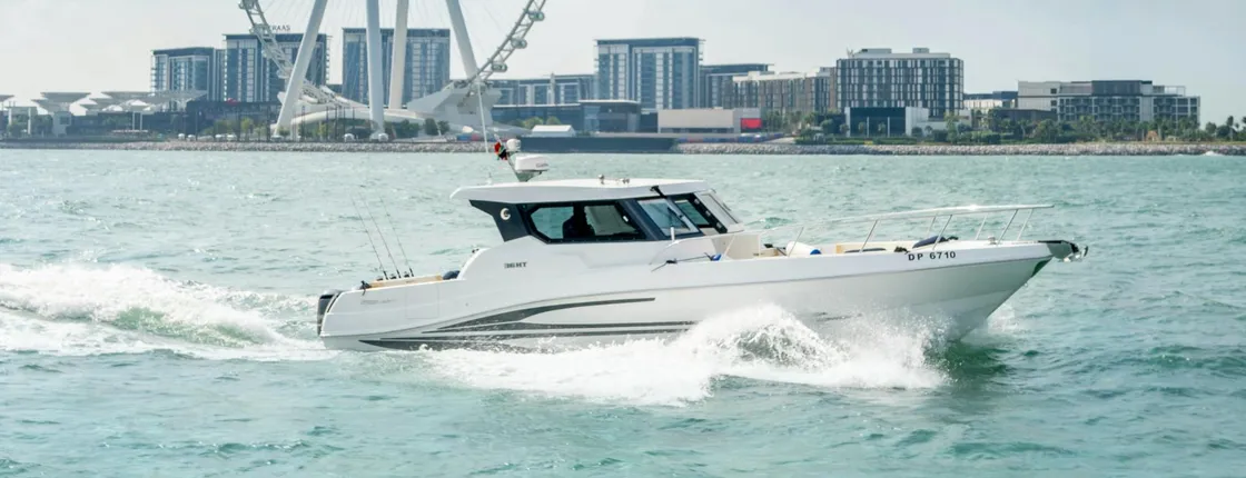 Private 36-feet yacht rental to glide in Dubai Marina
