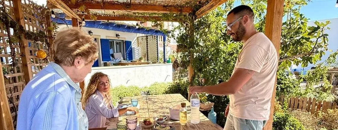 Santorini private tour with local cuisine and village visits