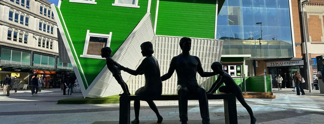 Upside Down House experience in Cardiff