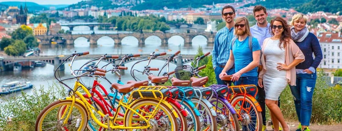 7 best views of Prague e-bike tour
