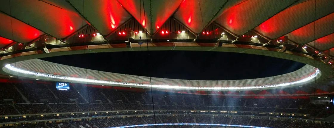 Atlético Madrid football match at Riyadh Air Metropolitano Stadium
