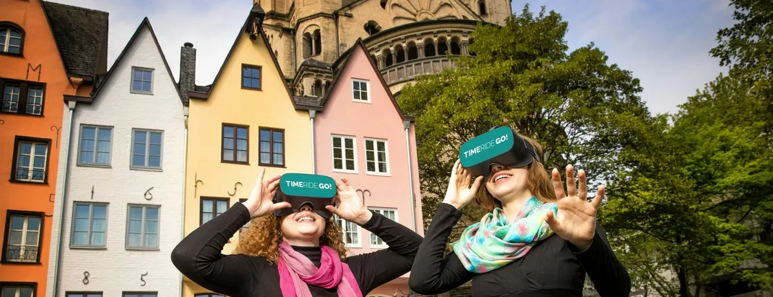 TIMERIDE GO! Cologne Virtual Reality City Tour in German