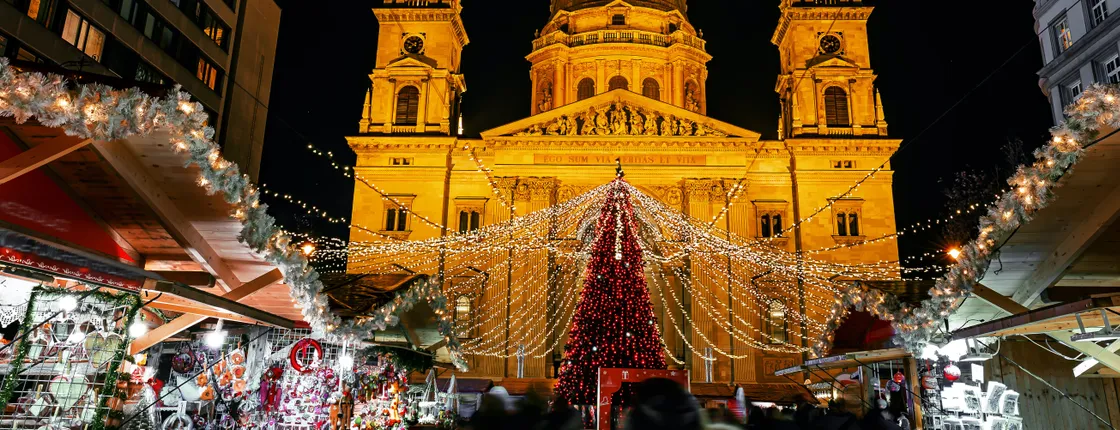 Private Budapest Christmas Market tour and Danube Evening cruise