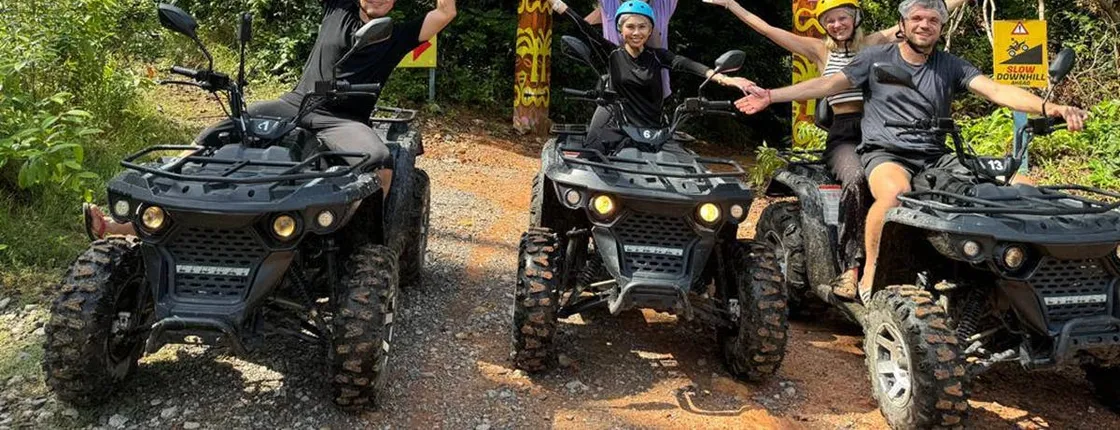 ATV ride at Mountain Manchinchang in Langkawi