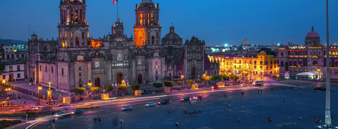 Mexico City night tour with optional ticket to Torre Latinoamericana