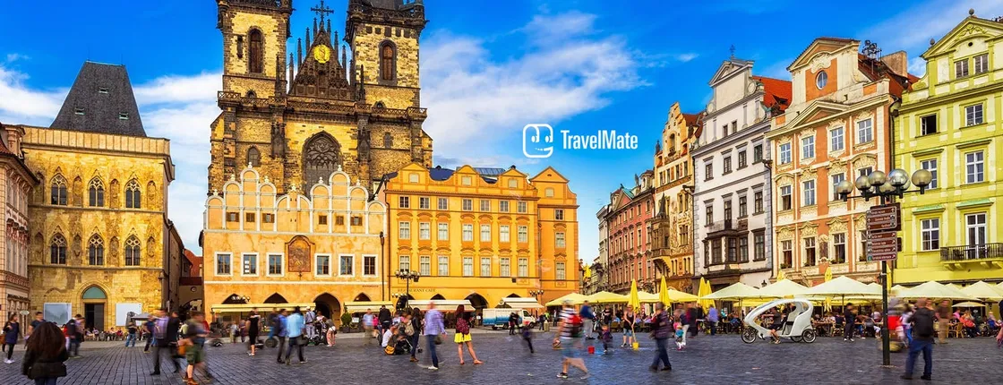 Prague audio guide with TravelMate app