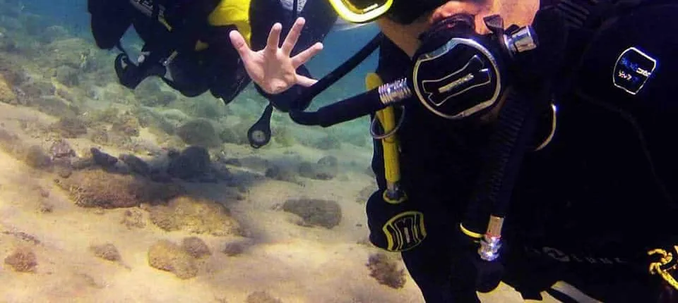 Abades Bay Try Dive