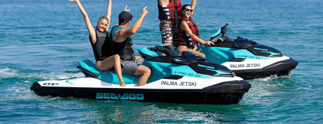 Port Calanova 1-hour guided jet ski experience